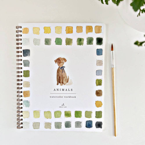 Emily Lex - Animals watercolor workbook