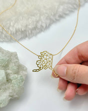 Alaska State Geometric Gold Lightweight Necklace