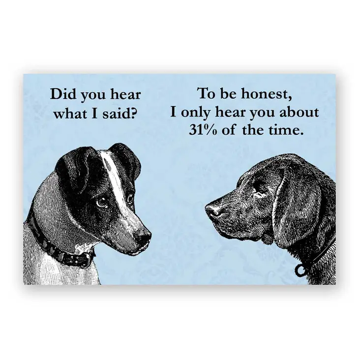 Listening Dogs Magnet