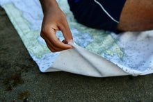 Quick Dry - Nautical Chart Map Towel w/ bag of Ketchikan AK