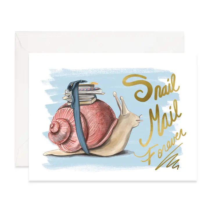 Snail Mail Greeting Card
