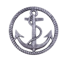 Nautical HomeGoods- Cast iron Anchor and Rope