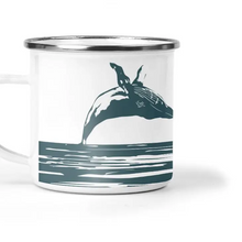 Mustard & Grey- Breaching Whale Cup