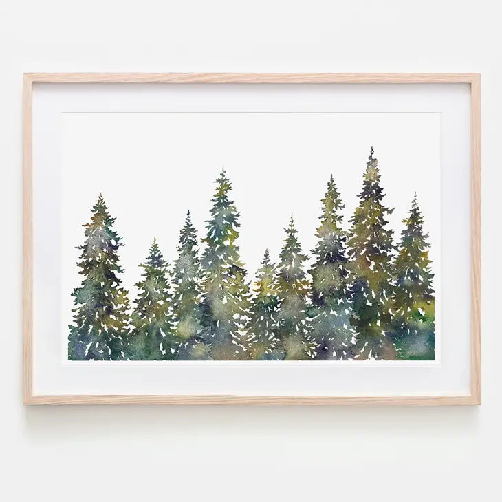 Pine Tree Art print