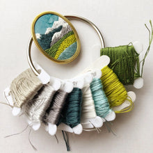 DIY Embroidery Kits- (pendant and patch)