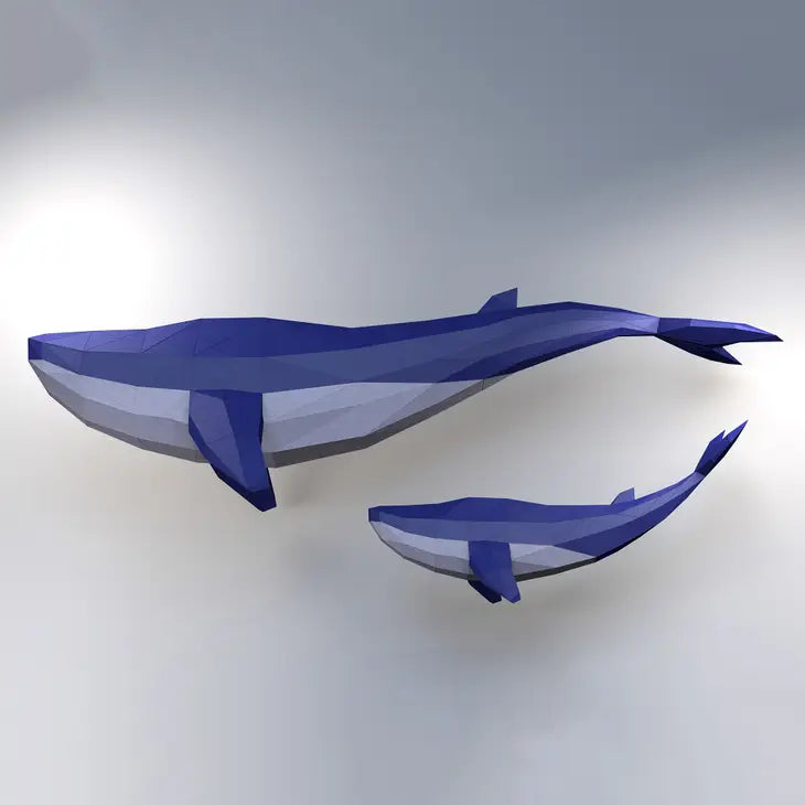 Whale DIY paper model