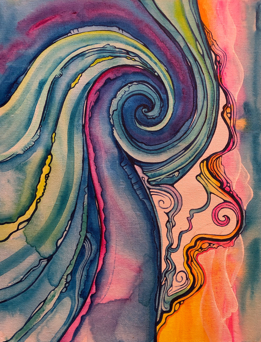 Original - Candyland Waves by Grace Wolf
