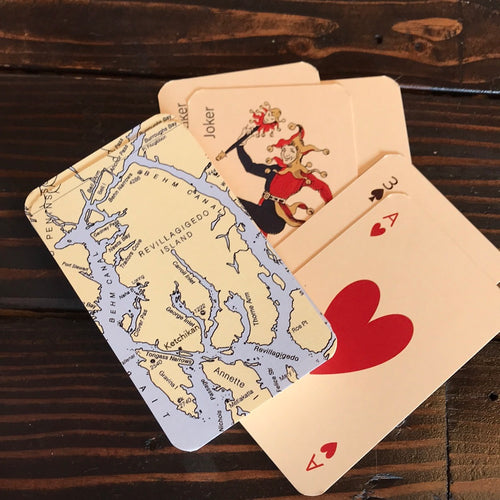 Ketchikan Nautical Map - Playing Cards