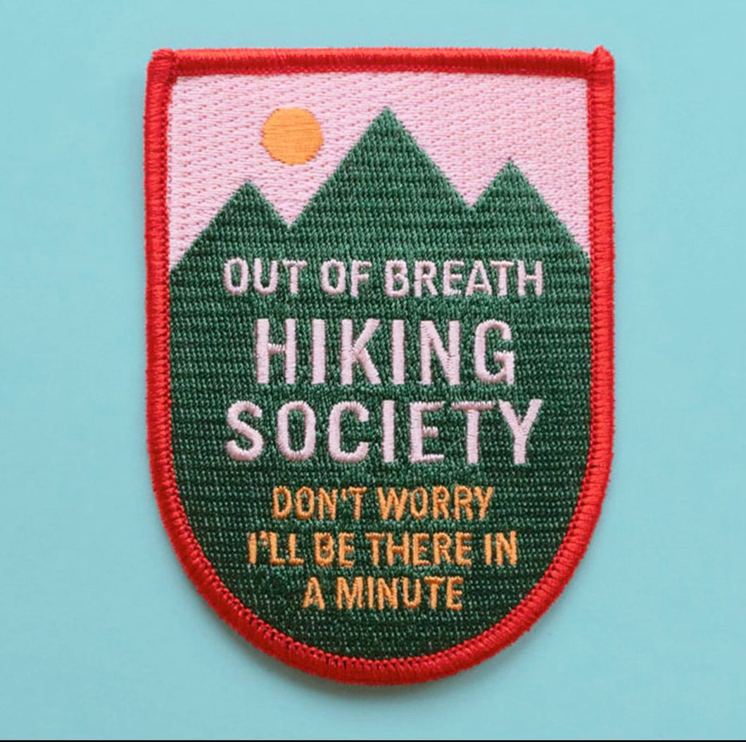 Out of breath Hiking Society - Patch