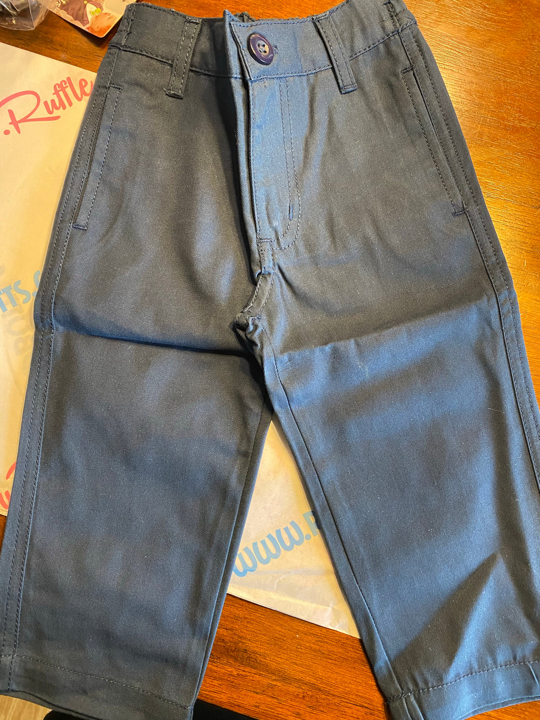 Navy Chinos Boys- Rugged Butts