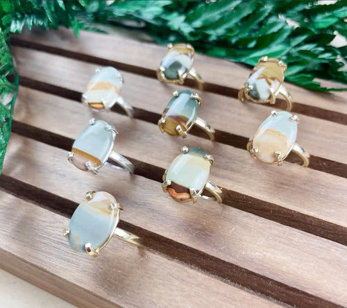Mookite Oval adjustable Ring