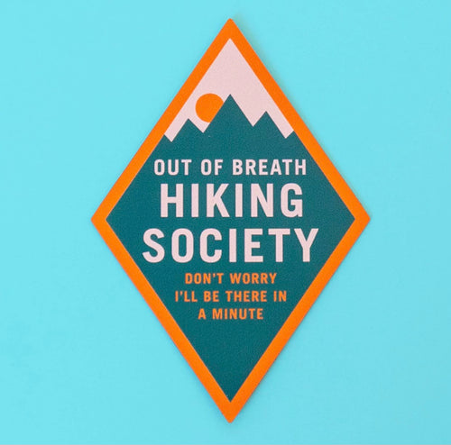 Out of Breath Hiking Society -Magnet